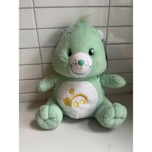 Care Bear-Wish Bear Shooting Star Plush Stuffed 2003 -10" Plush Green stuffed